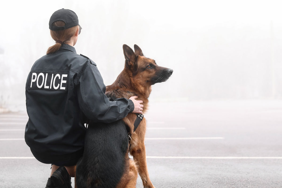 race-de-chien-policier